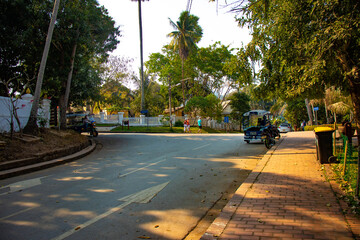 Obraz premium A beautiful view of Luang Prabang city at Laos.