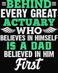 Fototapeta premium Vector design on the theme of father's day Stylized Typography, t-shirt graphics, print, poster, banner
