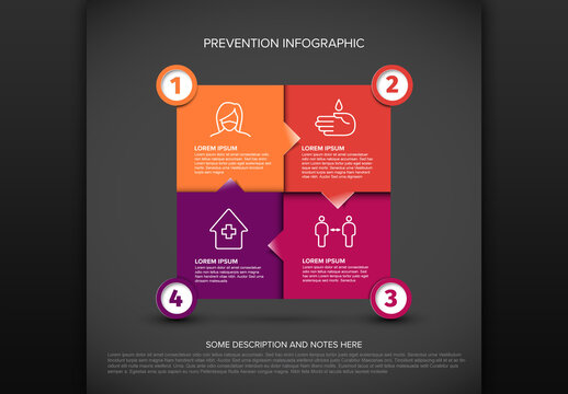 Coronavirus Infographic Layout