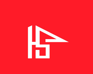 h, h and s, h and i logo designs 