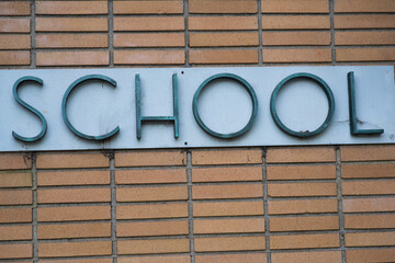 school sign
