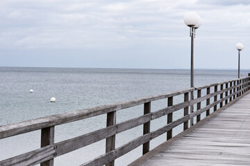 pier in the sea