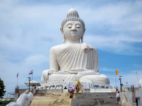 Big Buddha statue in Phuket, Thailand.