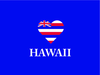 Hawaii heart love symbol U.S. state island country 