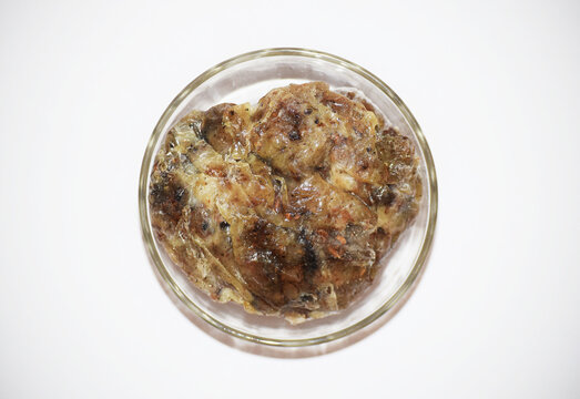 Closeup of Guggul Commiphora wightil Indian bdellium tree Gugal Gugul lump used in Incense Vedic Ayurvedic medicine herb resin 
