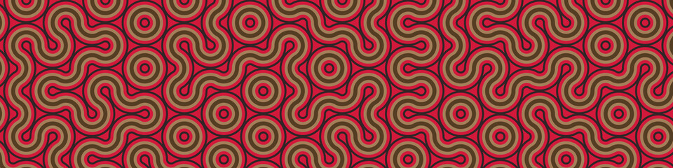Fototapeta na wymiar Colour Hehagon Tile Connection art background design illustration