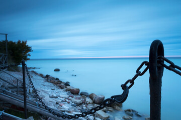 Nightfall at the Baltic Sea