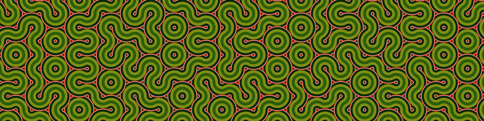 Colour Hehagon Tile Connection art background design illustration