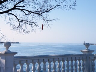 view to the Black Sea, Sevastopol, Crimea, Ukraine, 2008