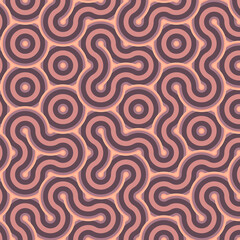 Colour Hehagon Tile Connection art background design illustration