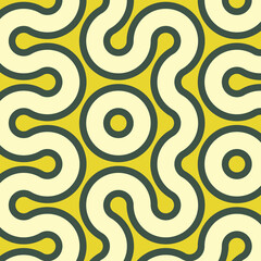 Colour Hehagon Tile Connection art background design illustration