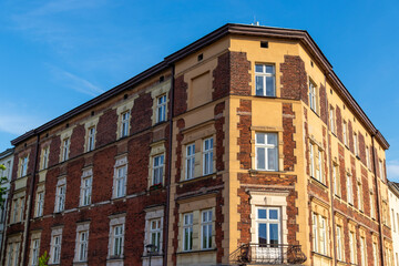Corner building in Krakow