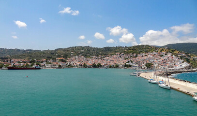 Fototapeta na wymiar Skopelos at the Sporades