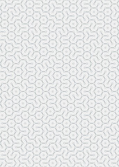 Colour Hehagon Tile Connection art background design illustration