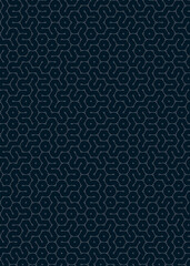 Colour Hehagon Tile Connection art background design illustration