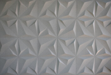 abstract white wall geometric pattern texture 