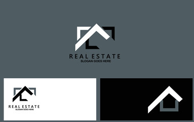 Real Estate and Home Buildings Logo Icon Template Vector