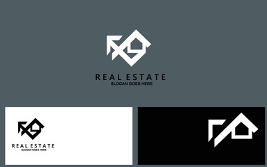 Real Estate and Home Buildings Logo Icon Template Vector