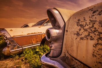 Old rusty car