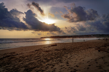 Un atardecer 