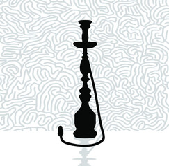 Hookah tobacco arabic tube and relaxation turkish