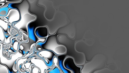 Digital art fractal background.  Psychedelic futuristic abstract pattern.