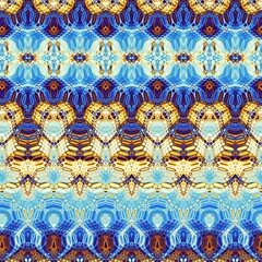 Digital art fractal background.  Psychedelic futuristic abstract pattern.