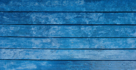 Obraz premium Old blue wooden plank