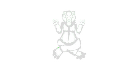 Meditating Bear
