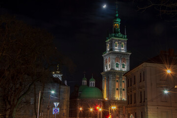 Fototapeta na wymiar church in lviv