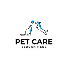 Pet care logo.