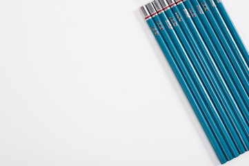 Vintage Turquoise Blue Drafting Pencils