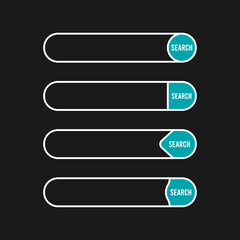 Obraz premium Flat Web Design elements, buttons, icons. Templates for website.