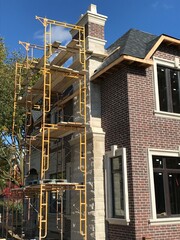 construction brick home