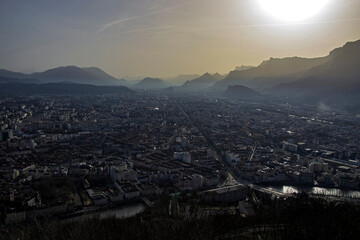 Naklejka premium panorama of the city