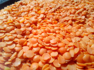 Red colour lentils