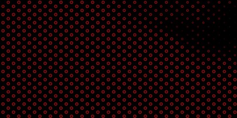 Dark Red vector pattern with magic elements.