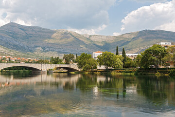 Fototapeta premium bridge over the river