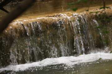 Cascade dans les sources de l'Huveaune, Provence, Var