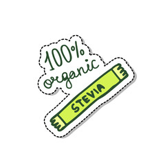 stick stevia doodle icon