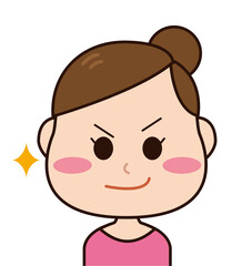 企む　女性　主婦