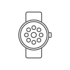 Smart watch vector icon symbol technology isolated on white background