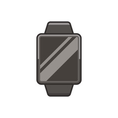 Smart watch vector icon symbol technology isolated on white background