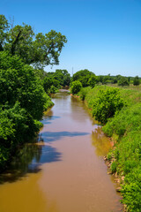a river in the countryside