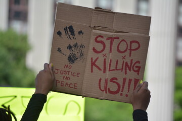 Police brutality protest