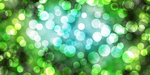 Fototapeta premium Light Blue, Green vector pattern with spheres.