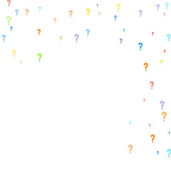 Question marks Quiz doubt survey faq public poll.