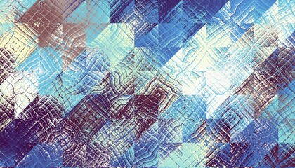 Digital art fractal background.  Psychedelic futuristic abstract pattern.
