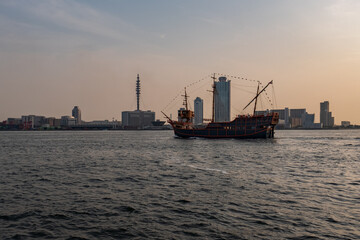Diamond Point of Osaka Bay Area, Japan