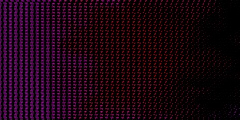 Dark Pink, Yellow vector pattern with magic elements.